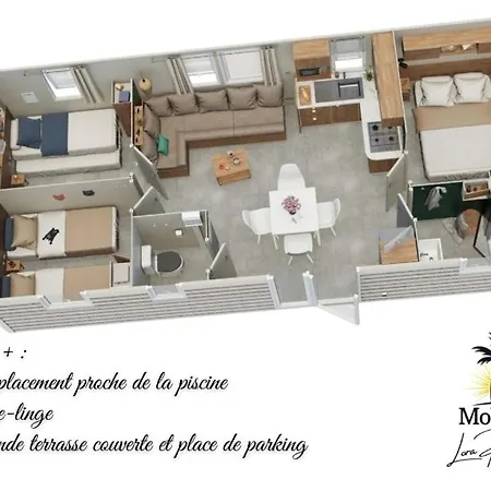 Superbe Mobil-home Au Les Sables Du Midi